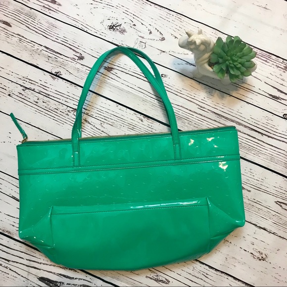 KATE SPADE  Sophie Camellia Street green dot bag - Picture 3 of 5